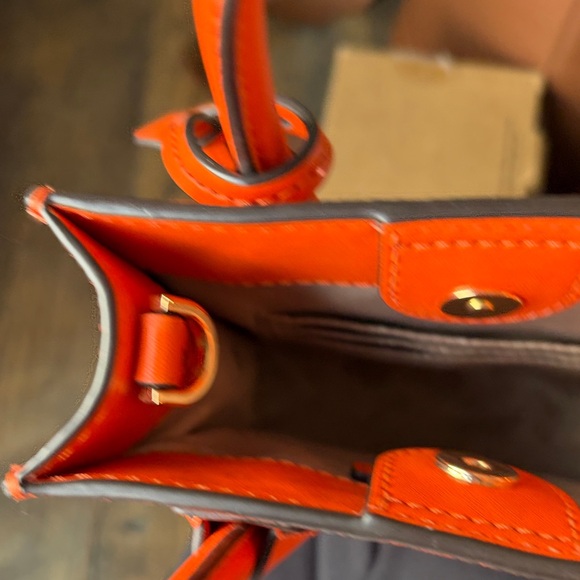 Michael Kors Vibrant Orange Mini Bag - Picture 5 of 5